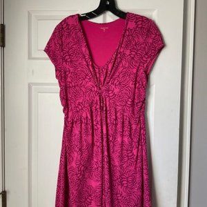 Garnet Hill Garden Party Pink Dress